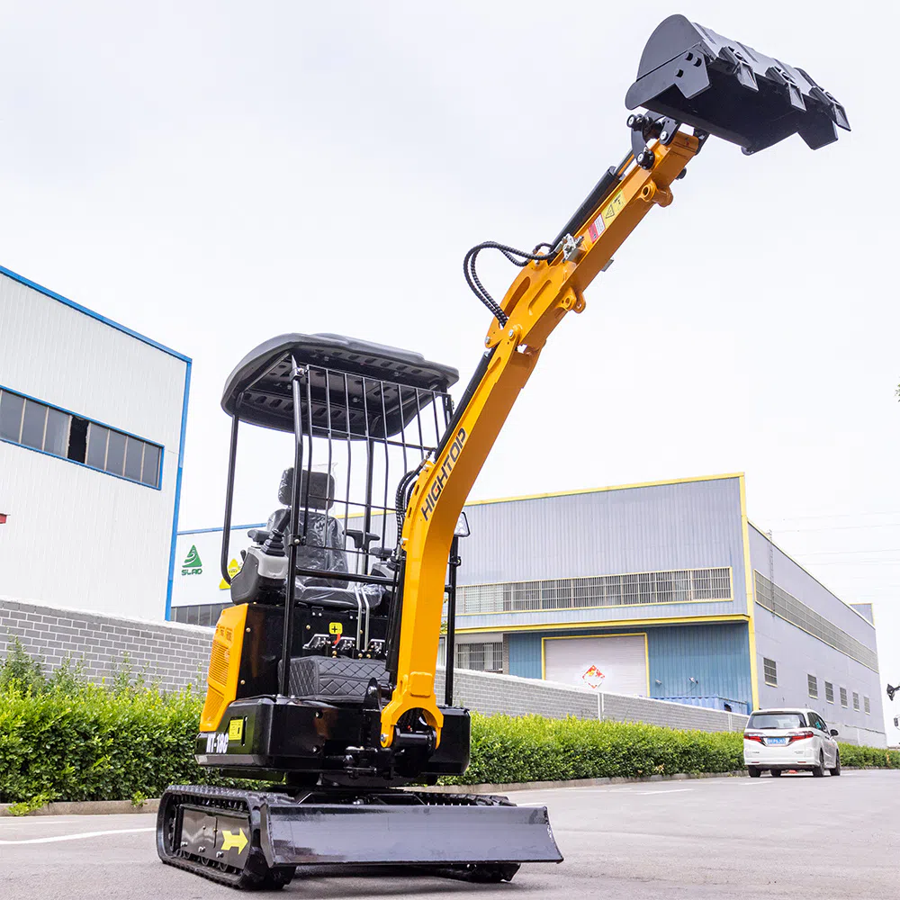 Mini Excavator 1.8 ton with twin-cylinder gasoline HT18C-hightop