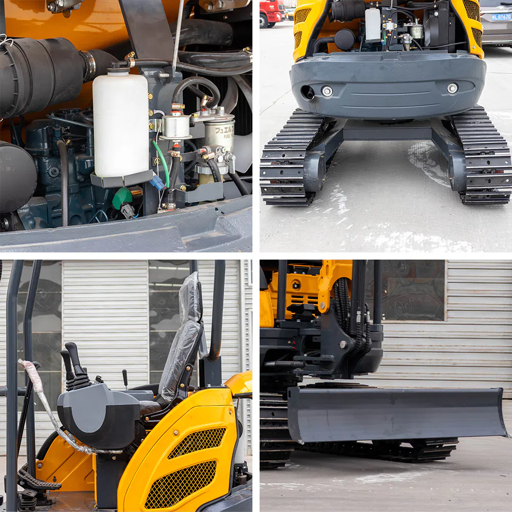 2.5 ton mini crawler excavator-hightop