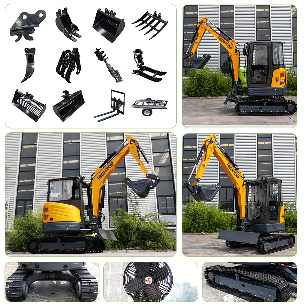 4 Ton Mini Excavator  With Kubota D1703 Engine & Euro 5/epa4 Emission ht40-hightop