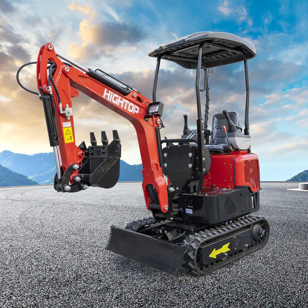 Mini Excavator 1.2 Ton With Kubota Z482 Engine  HT12G -hightop