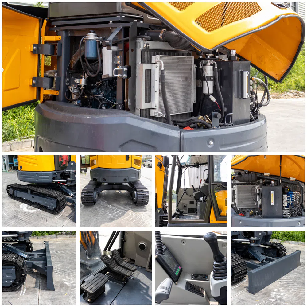 Mini Excavator  4.5 Ton With Zn490 Diesel Engine-hightop group