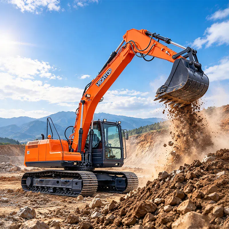 Construction Excavator HT150 With Efficient Hydraulic Control