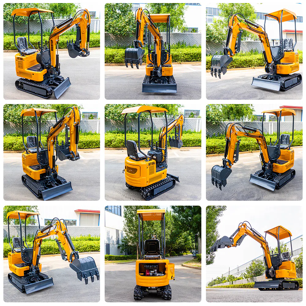 Mini Excavator 1 Ton With Compact Design HT10A
