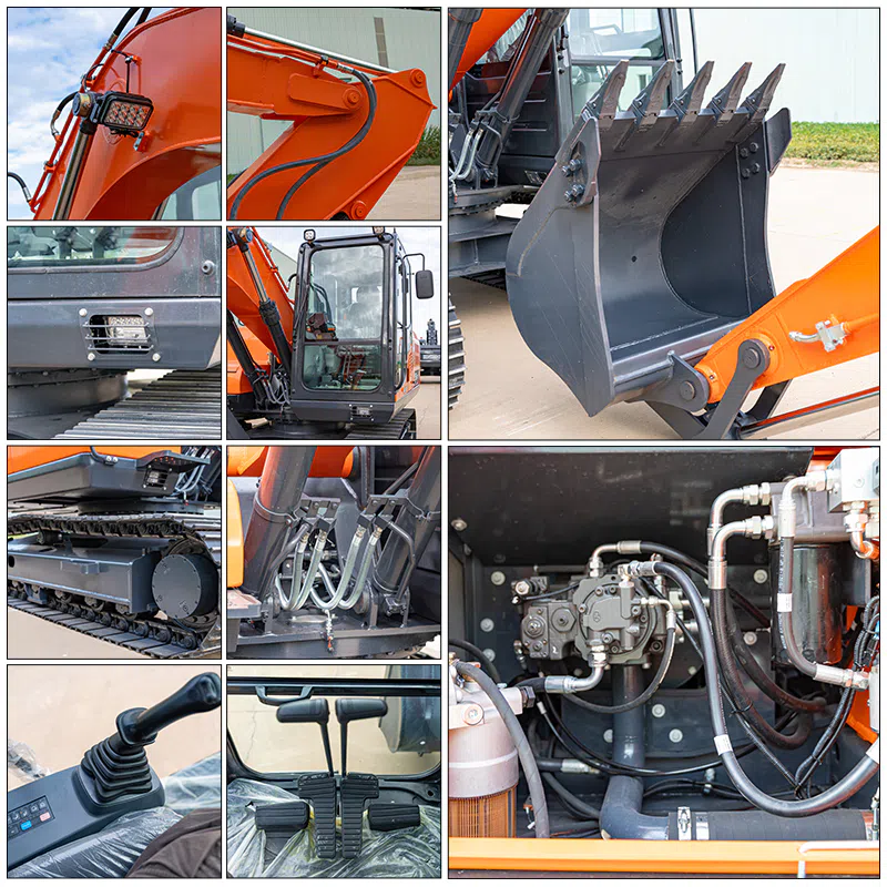 Construction Excavator HT150 With Efficient Hydraulic Control
