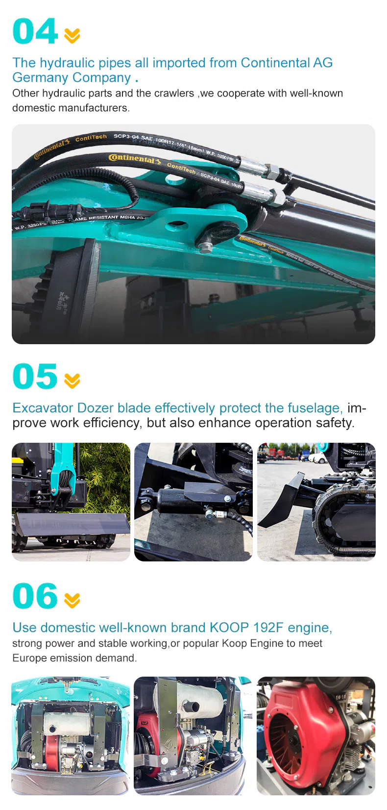 Hightop Mini Excavator 1.2 Ton With Zero Tail Swing HT12 Images.webp