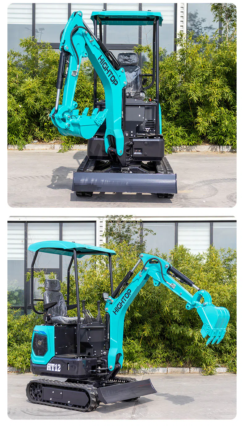 Hightop Mini Excavator 1.2 Ton With Zero Tail Swing HT12 Images.webp