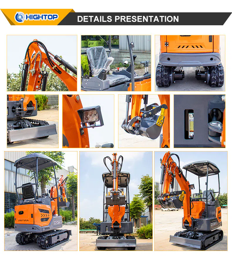 1.5 Ton Hightop HTY15 Mini Excavator With 360° Rotation Images.webp