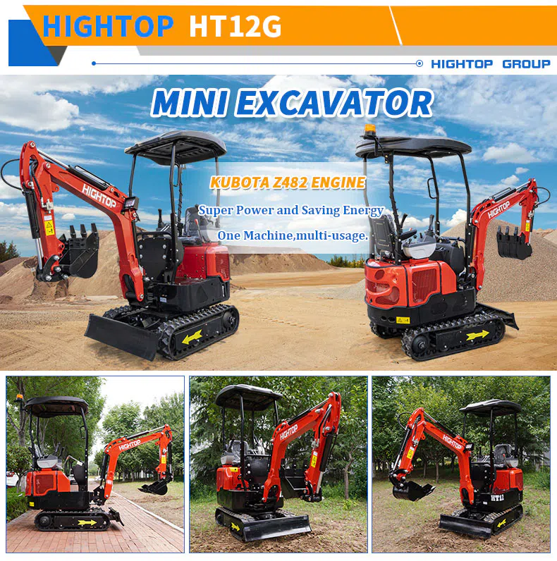 Mini Excavator HT12G 1.2 Ton With Kubota Z482 Engine Images.webp