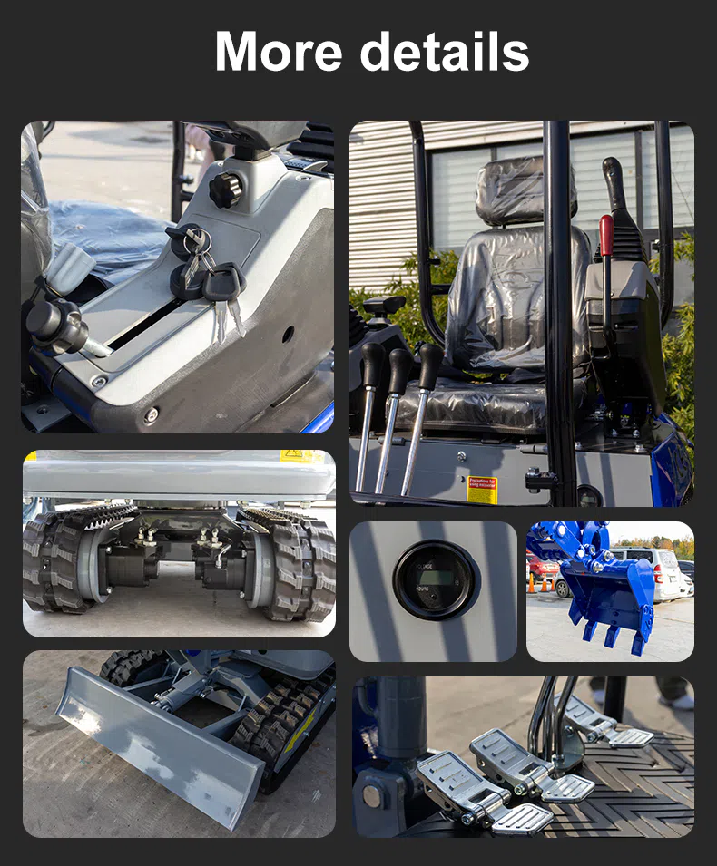 Mini Digger HT12P 1.2 Ton With 1700mm Digging Depth Images-hightop.webp