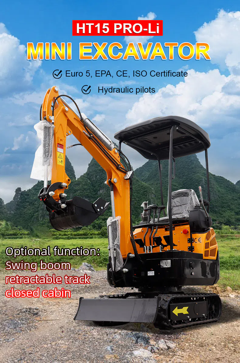  1.5 Ton Electric Mini Excavator HT15Pro-Li Pictures-hightop group.webp