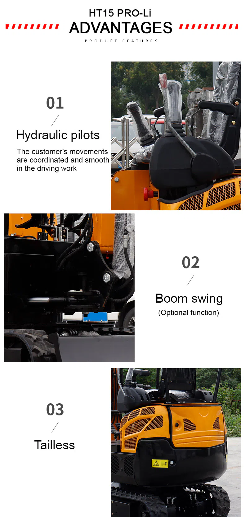  1.5 Ton Electric Mini Excavator HT15Pro-Li Pictures-hightop group.webp