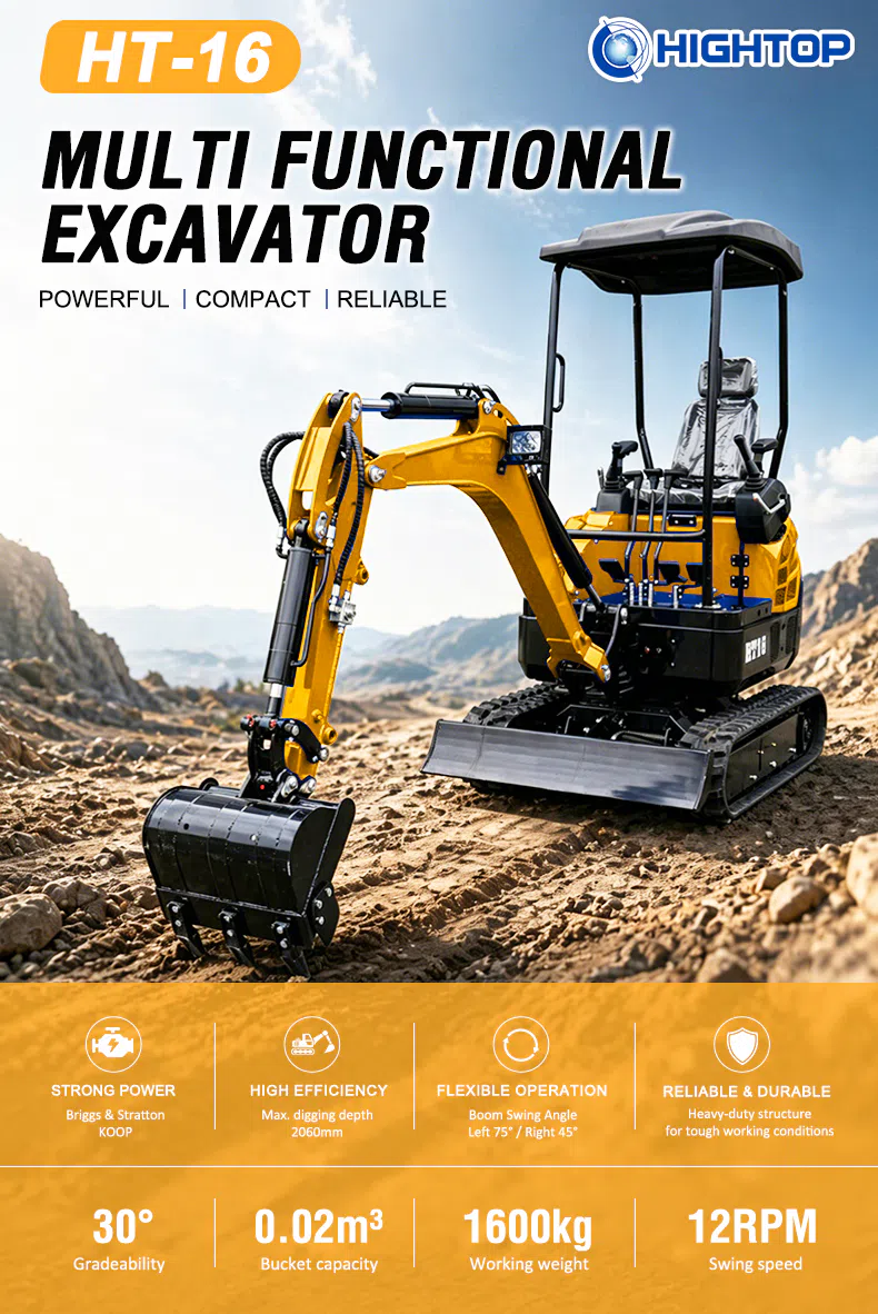 Mini Excavator HT16 1.6 Ton With Deep Digging Picture -hightop.webp