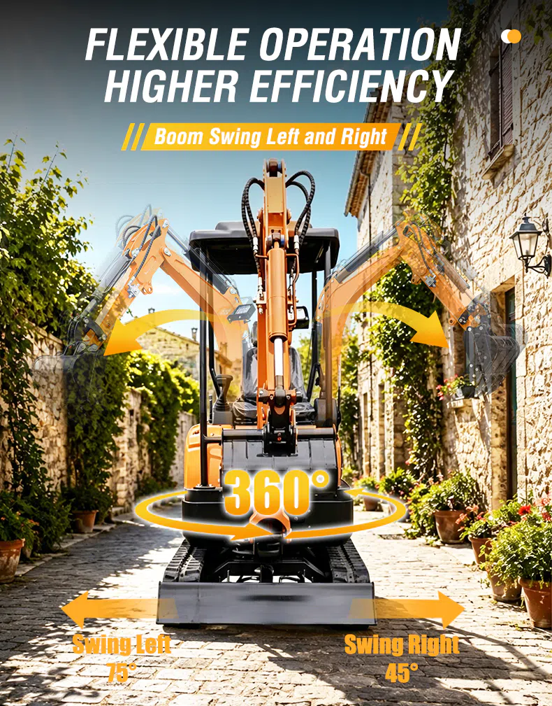 Mini Excavator HT16 1.6 Ton With Deep Digging Picture -hightop.webp