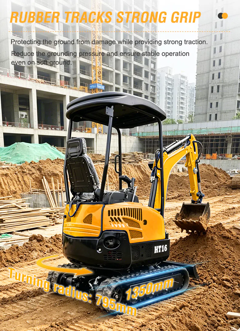 Mini Excavator HT16 1.6 Ton With Deep Digging Picture -hightop.webp