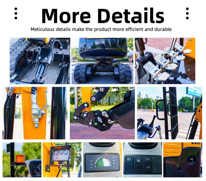 HT18 Mini Excavator 1.8 Ton Customizable Configuration Images-hightop.webp