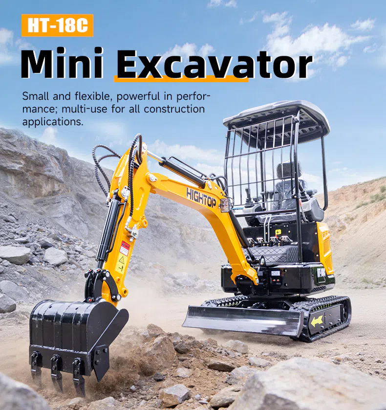 Mini Excavator 1.8 Ton Hightop HT-18C Product Picture-hightop.webp