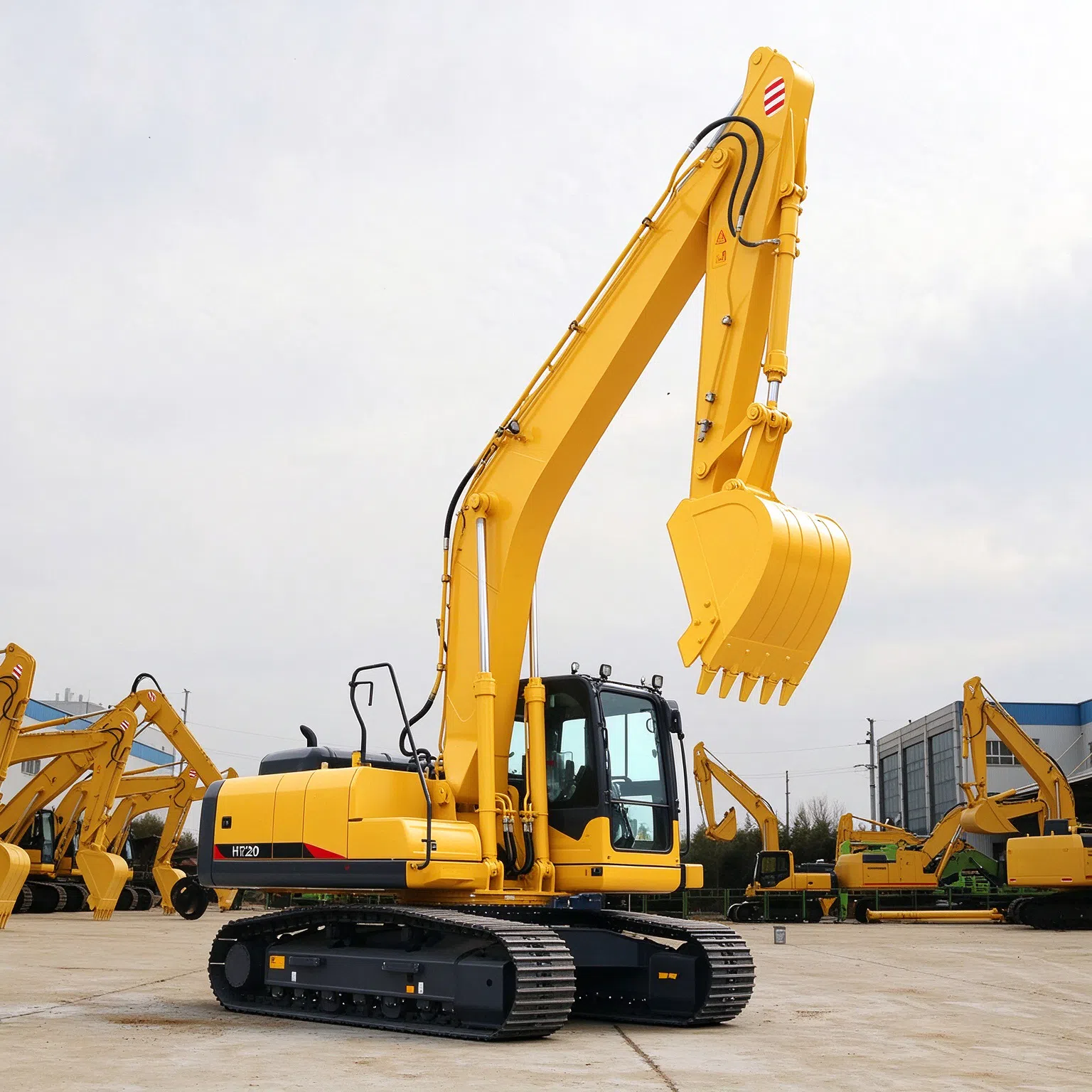 Crawler 21 Ton  Excavator with Cummins Power HT210