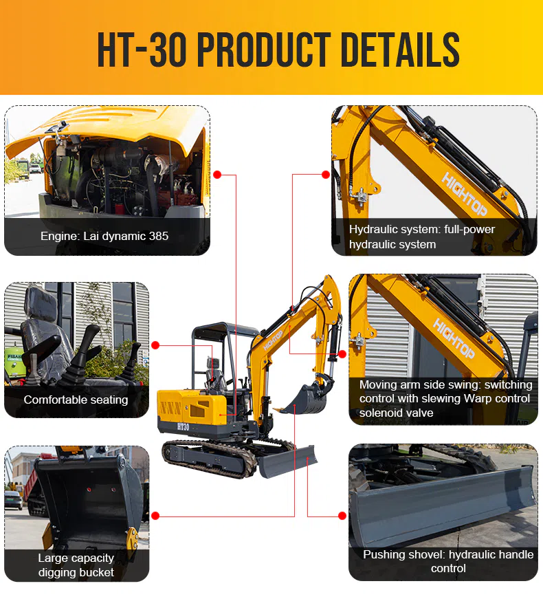 3 Ton Mini Excavator HT30-hightop.webp