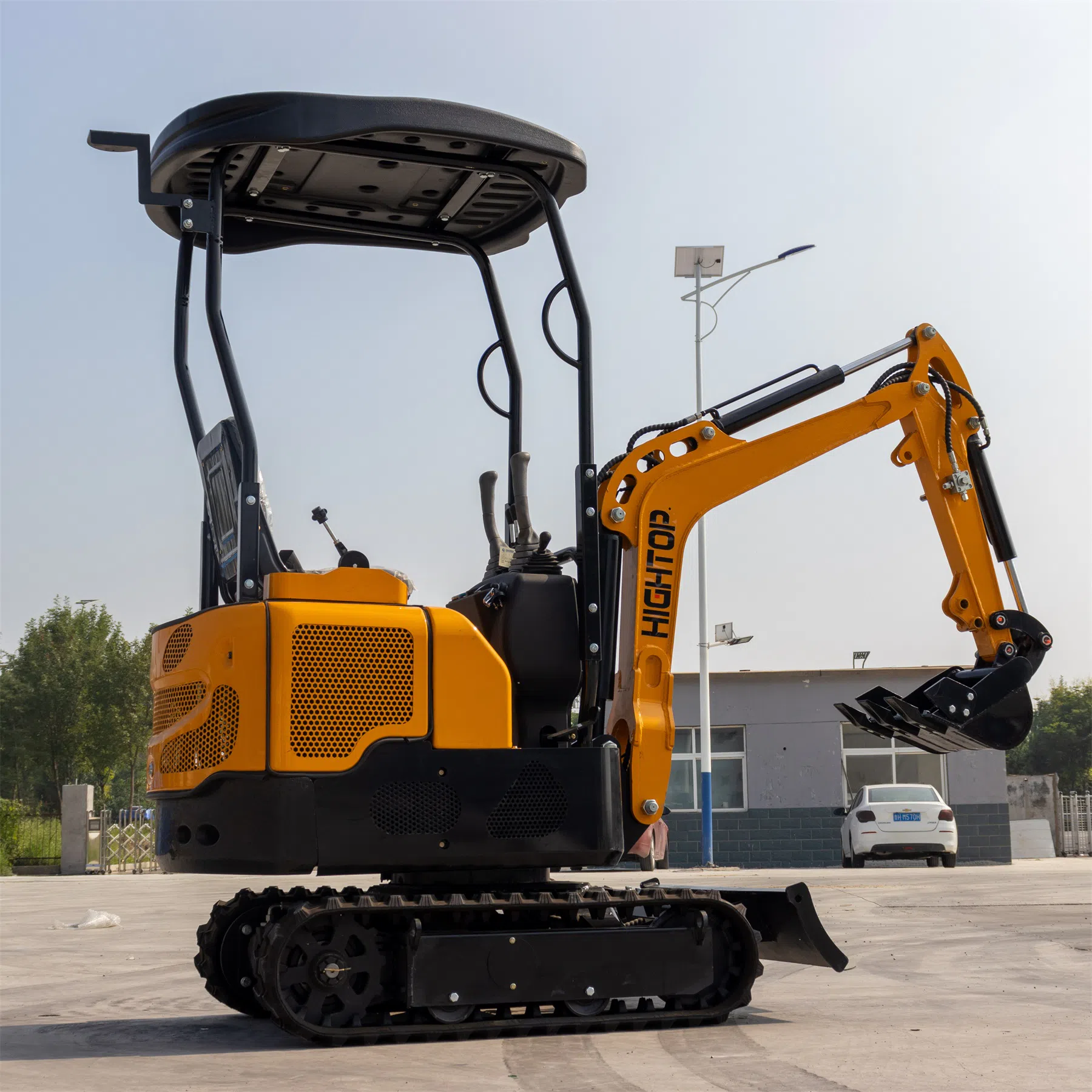 Mini Excavator 1 Ton With Zero Tail Swing HT10G Detail Images-hightop.webp