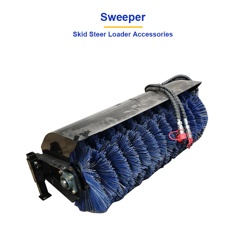 Skid Loader Broom Attachment