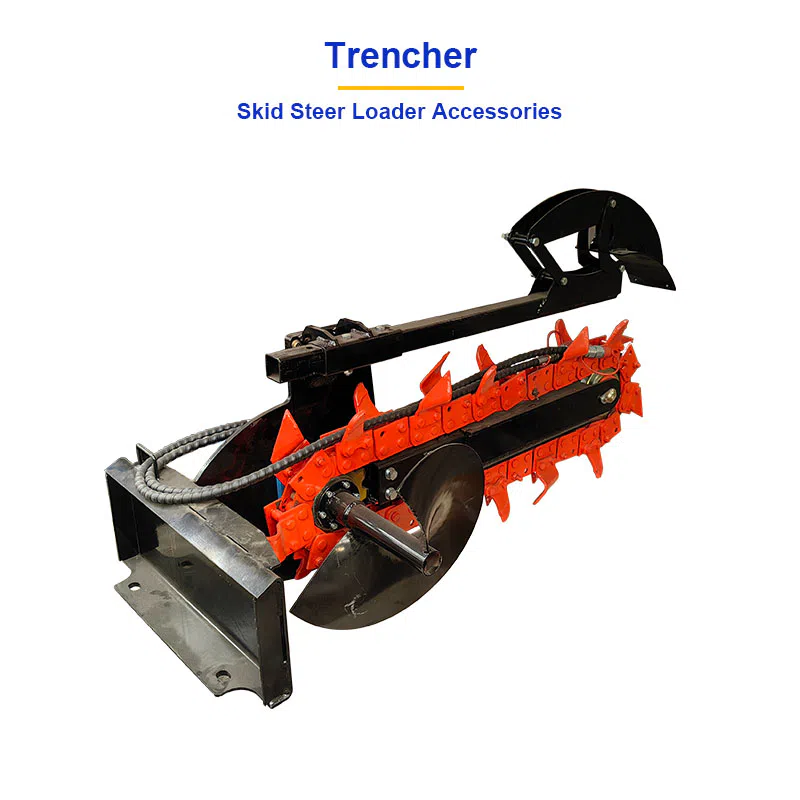 Skid Loader Trencher Attachment