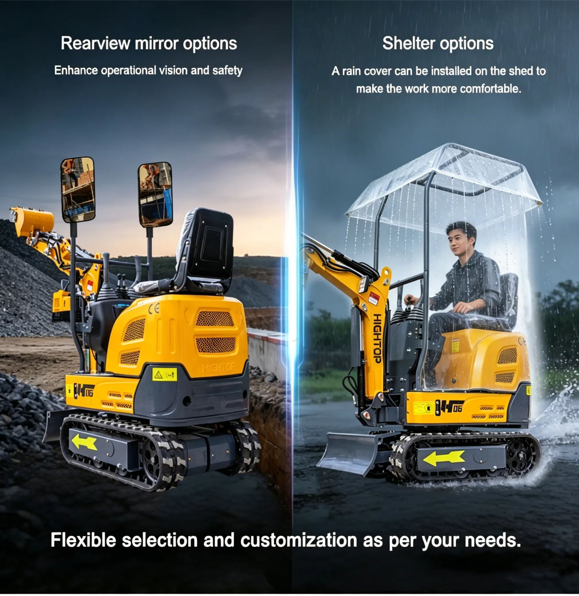 HT06 Mini Excavator Details