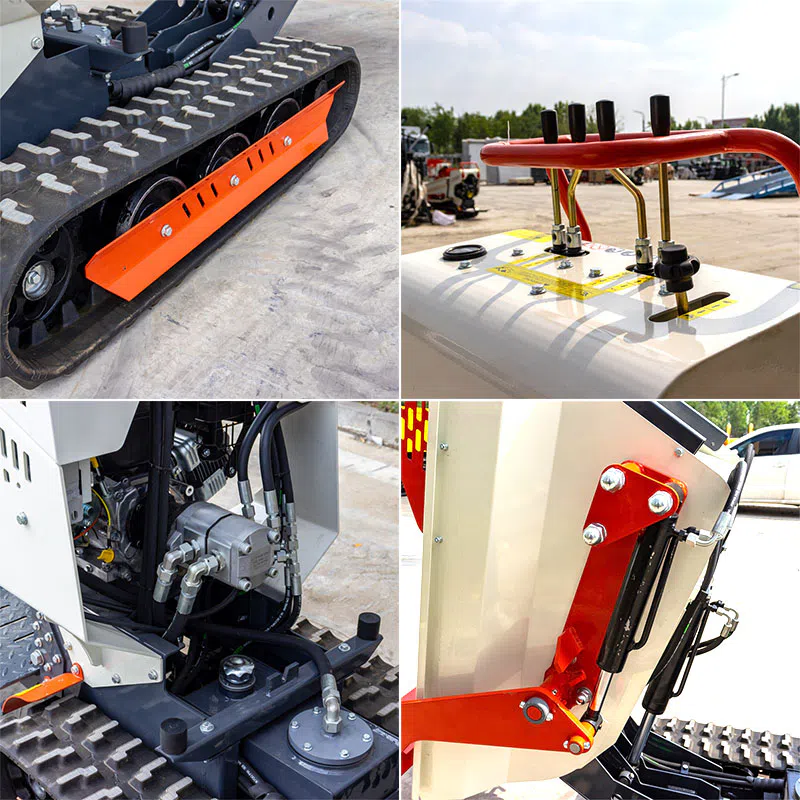 Application of HT500 Mini Crawler Dumper: