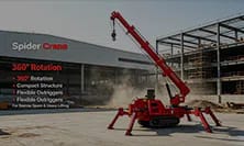 Hightop Spider Crane Compact Mini Crawler Crane for Confined Space Lifting