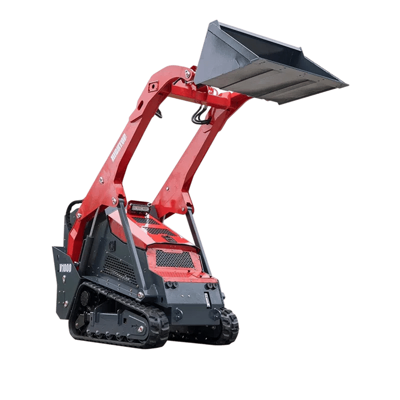 Crawler Skid Steer Loader With Front-Opening Hood For Easy Maintenance htv1000-hightop